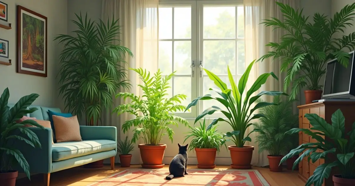 Houseplants Safe for Cats